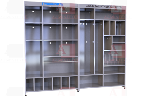 Шкаф СИЗ "Альфа-11" (расцветка "СТАНДАРТ", цвет: cерый) из стали с полимерным покрытием для энергоустановок. Шкаф СИЗ "Альфа-11" (расцветка "СТАНДАРТ", цвет: cерый) из стали с полимерным покрытием для энергоустановок.