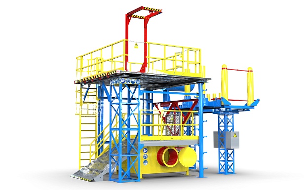 Сергиево-Посадский городской округ. На  ПАО «РусГидро» — «Загорская ГАЭС» смонтирован полигон "Альпинист-03-07" для тренировок безопасной работы на высоте   Сергиево-Посадский городской округ. На  ПАО «РусГидро» — «Загорская ГАЭС» смонтирован полигон "Альпинист-03-07" для тренировок безопасной работы на высоте